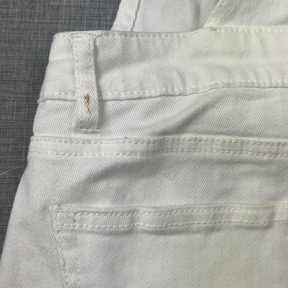 Dollhouse White Denim Shortall Dress Overall Skirt Juniors Sizes 5 7 9 - Picture 8 of 8